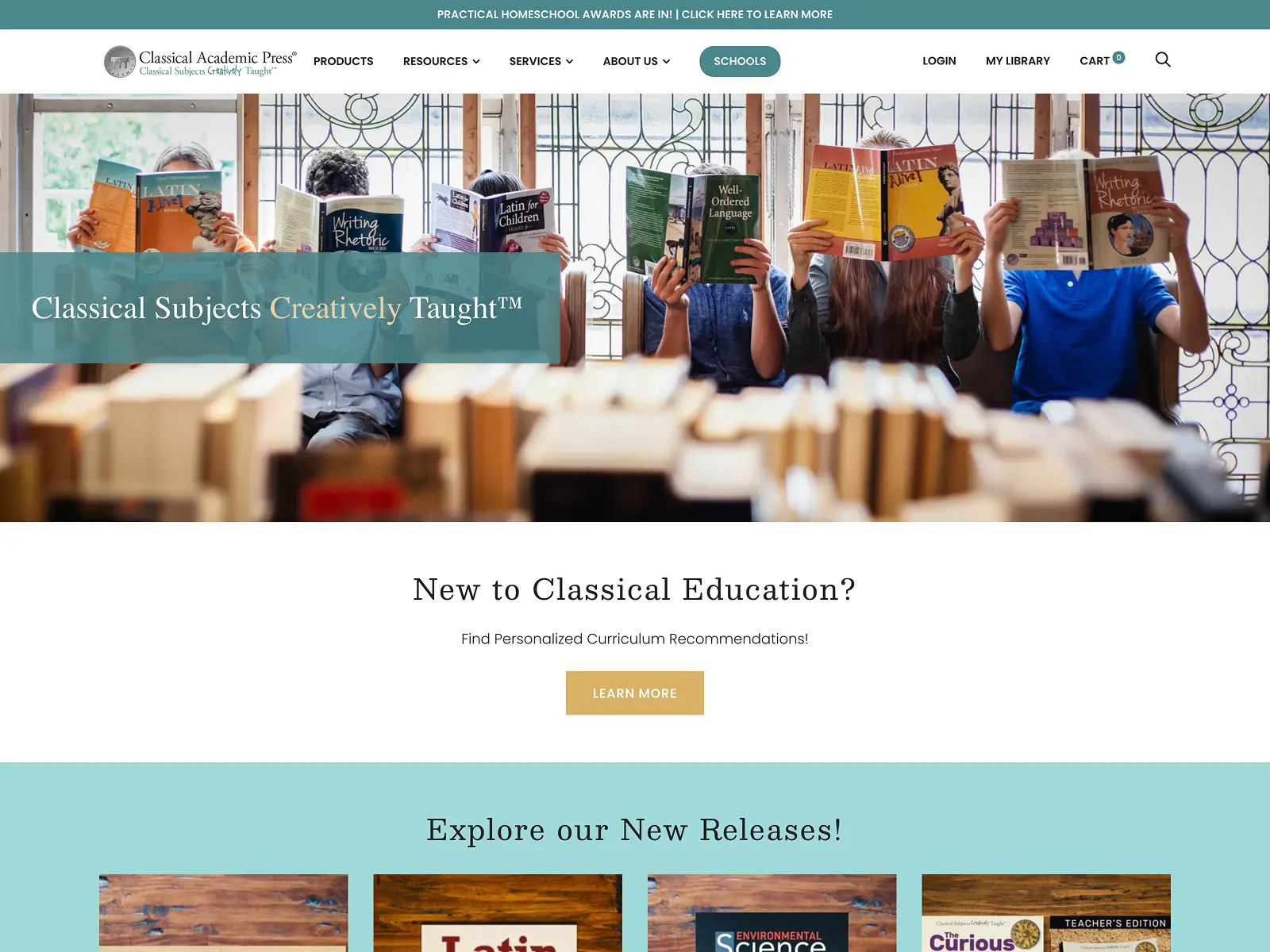 Classical Academic Press banner