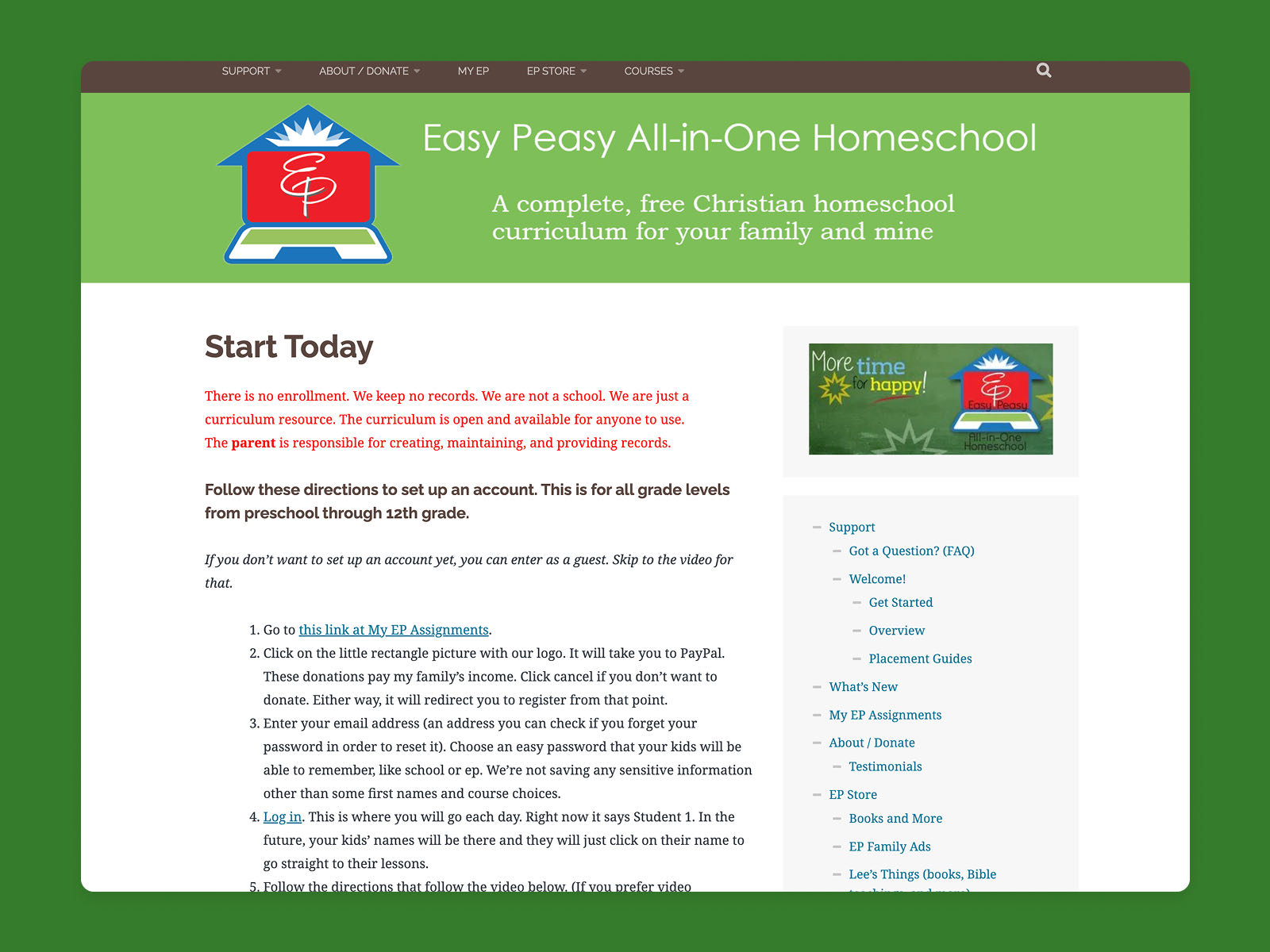 Easy Peasy All‑in‑One Homeschool banner
