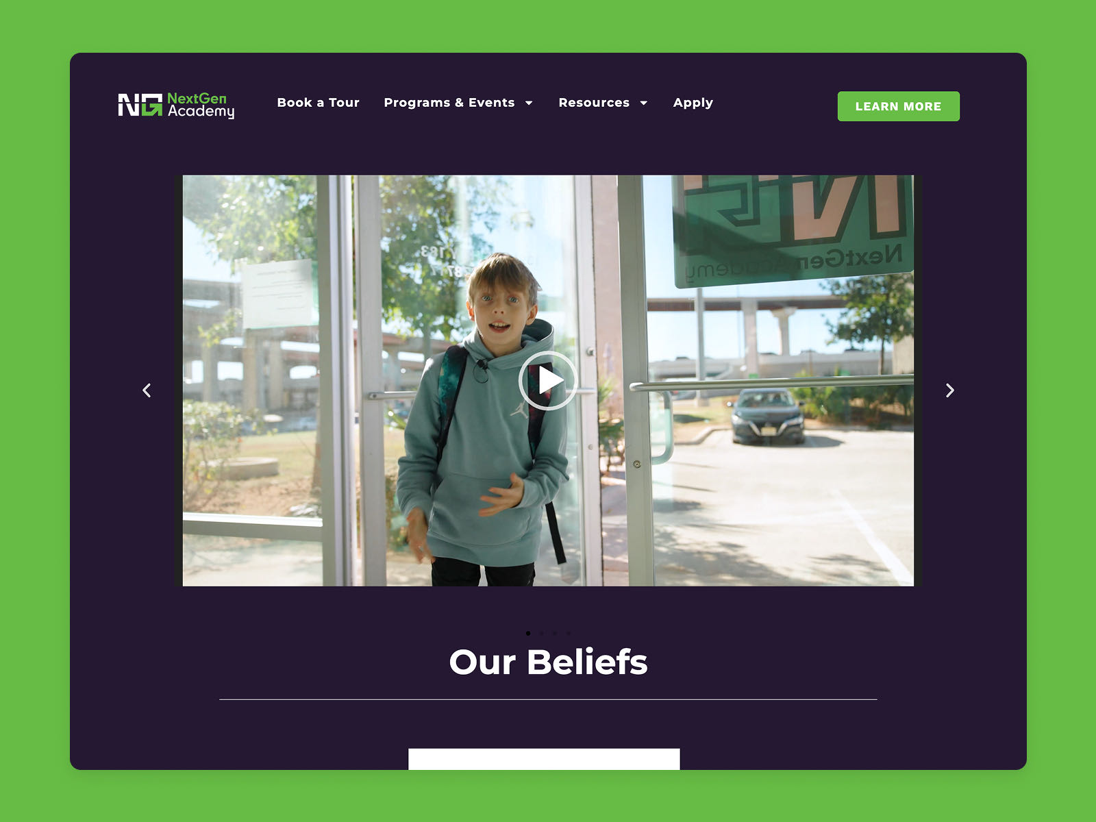 NextGen Academy banner