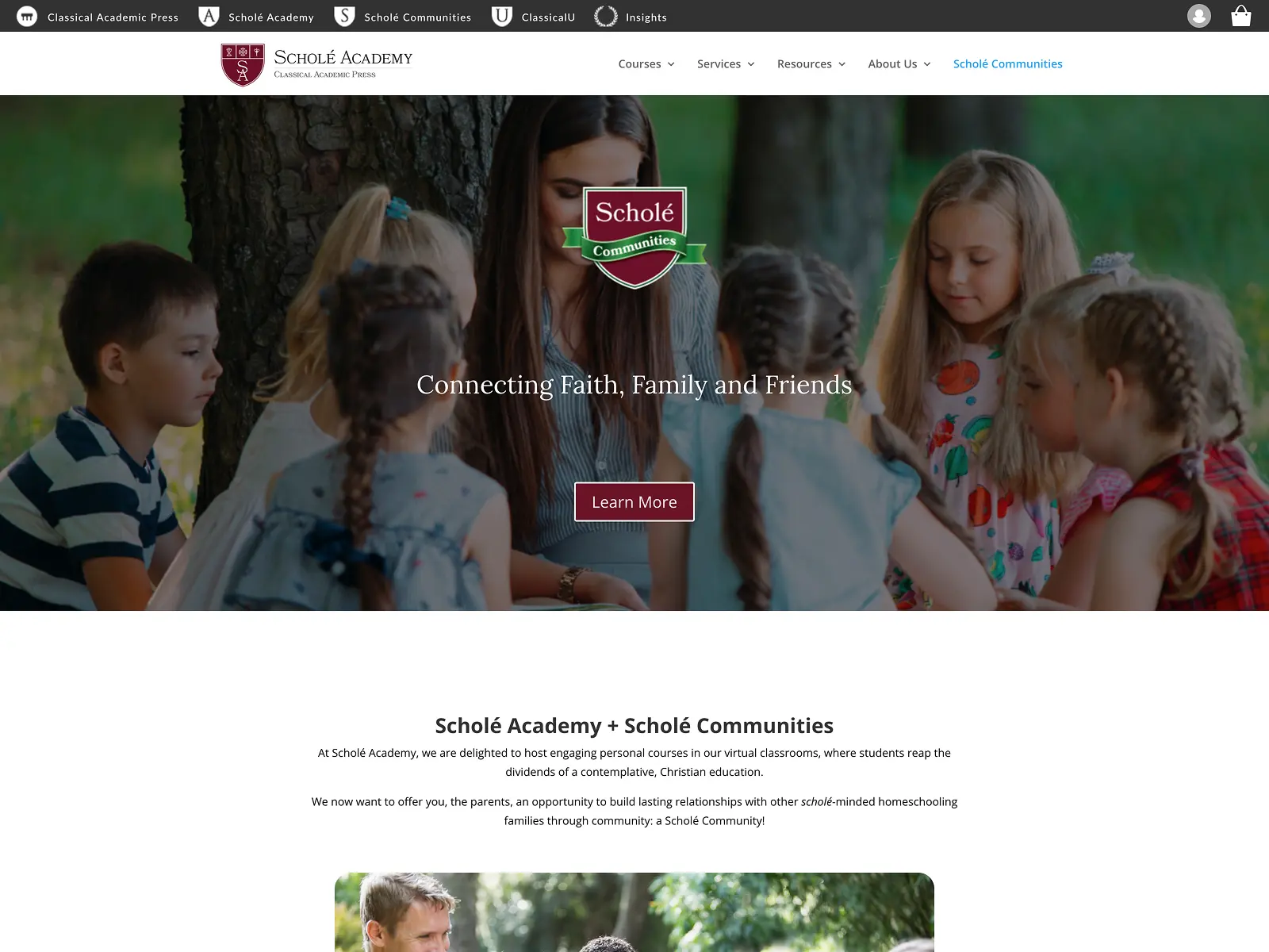 Scholé Communities banner